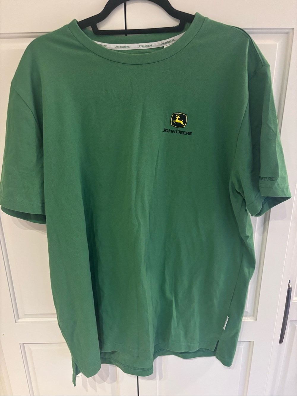 John Deere Green Short-Sleeve Logo Tee size large